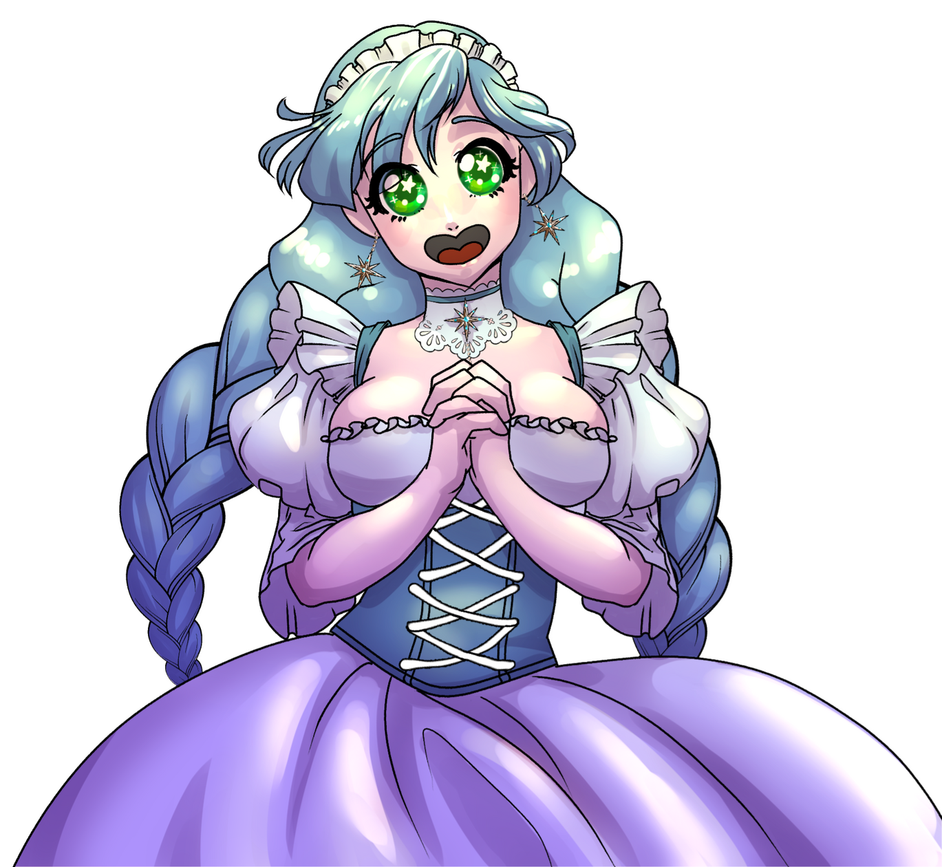 Art drawn by Broeckchen, potential future VN sprite.